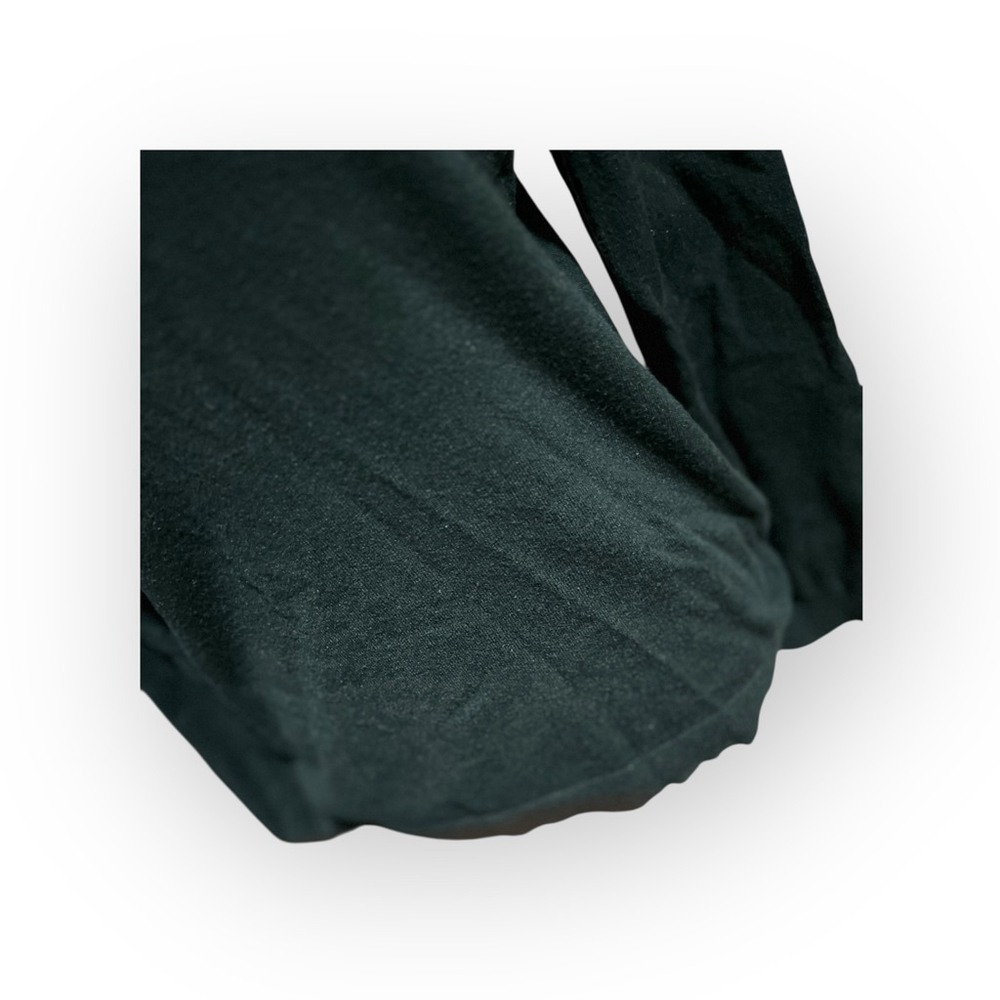 EUC Women's LOVE ELLIE Dark Green V-Neck Sweater with Criss-Cross Back, Size L - Picture 6 of 7